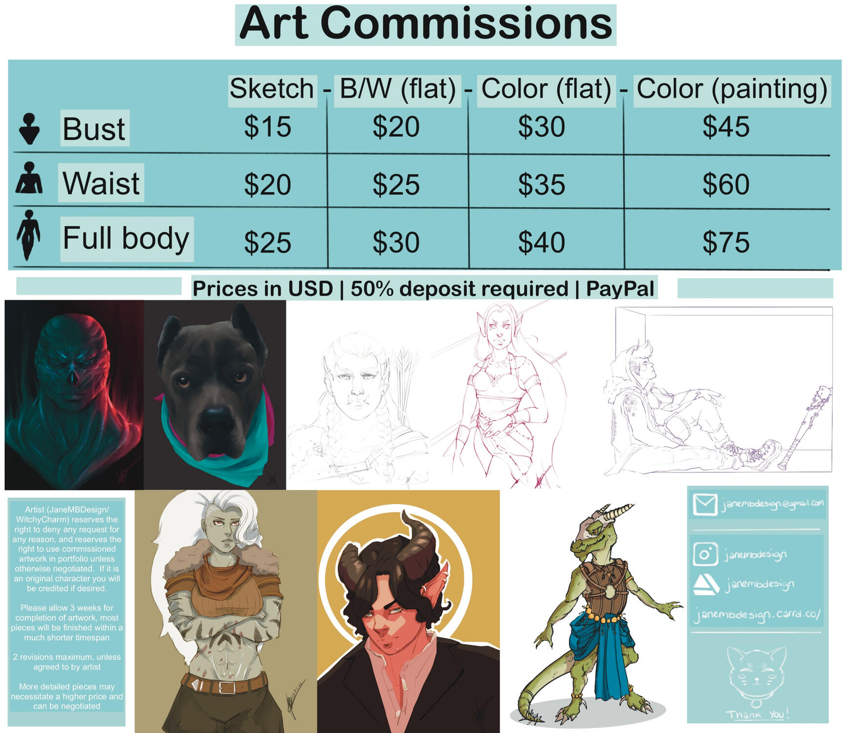 Commission Sheet